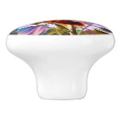 Zonnebloemen Keramische Knop (Zijkant)