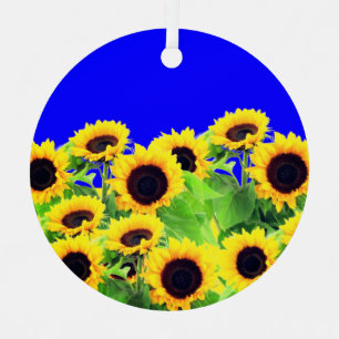 Zonnebloemen Kerst Ornament
