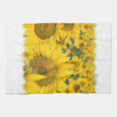 Zonnebloemen keukenhanddoek (Horizontaal)