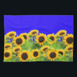 Zonnebloemen Keukenhanddoek Oekraïne vlag kleuren<br><div class="desc">Zonnebloemen Keukenhanddoeken Vrijheid Oekraïne Vrede Oekraïense vlag - Steun onafhankelijkheid samen - Overwinning! Laten we van de wereld een betere plek maken - iedereen samen! Een betere wereld begint - hangt af - heeft U ook nodig! U kunt overzetten naar 1000 Zazzle producten. Formaat wijzigen en verplaatsen of verwijderen en...</div>