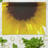 Zonnebloemen keukenhanddoeken (Gevouwen)