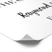 Zonnebloemen Kies een stoel aan weerszijden van he Poster (Hoek)