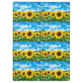 Zonnebloemen Klembord (Achterkant)