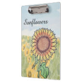 Zonnebloemen  klembord (Links)