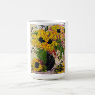 Zonnebloemen koffiemok