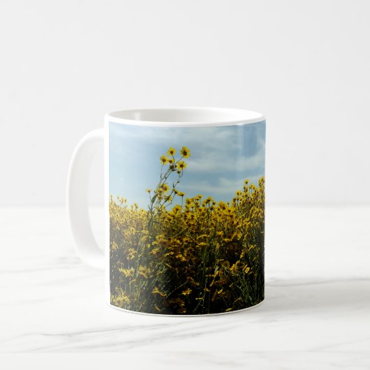 Zonnebloemen Koffiemok (Voorkant links)