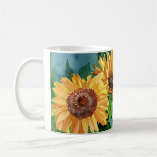 Zonnebloemen Koffiemok