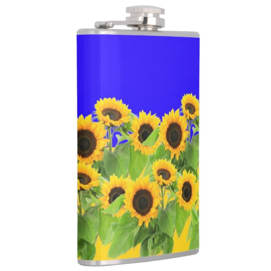 Zonnebloemen Kolf Heupfles (Rechts)