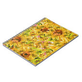  zonnebloemen Kunst Notitieboek (Linkerzijde)