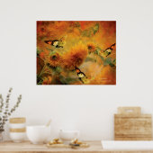 Zonnebloemen Kunst Poster/Afdruk Poster (Keuken)