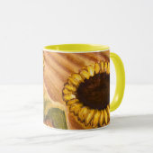 Zonnebloemen Kups Mok Cheerful Yellow Cups Glasses (Voorkant rechts)