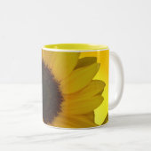 Zonnebloemen Kups Mokken Zonnegeel zonnebloemkopje (Voorkant rechts)