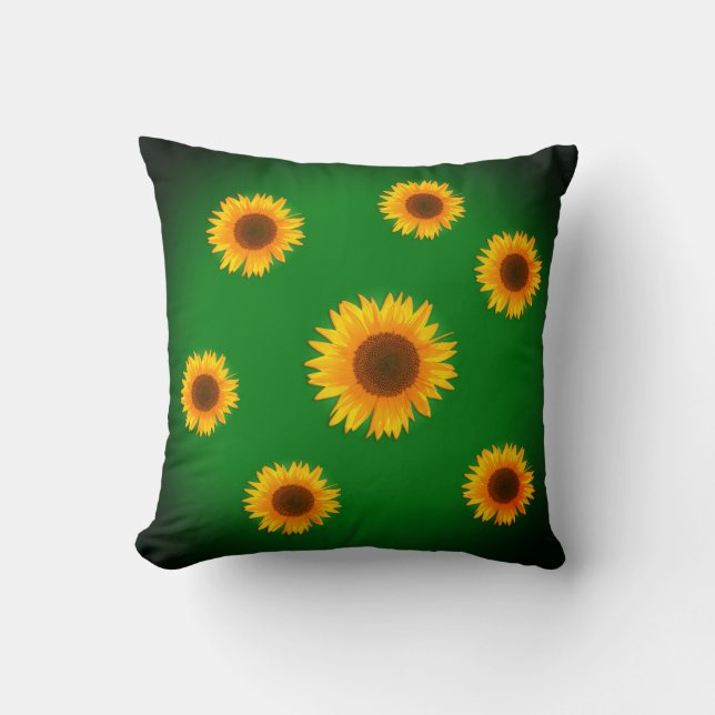 Zonnebloemen Kussen (Voorkant)
