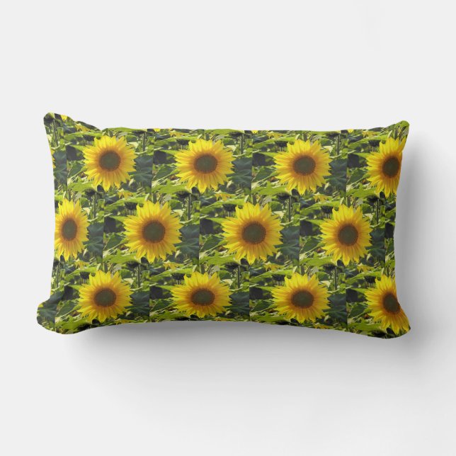 Zonnebloemen Kussen (Voorkant)