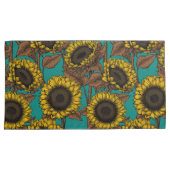 Zonnebloemen Kussensloop (Voorkant-Rechts)