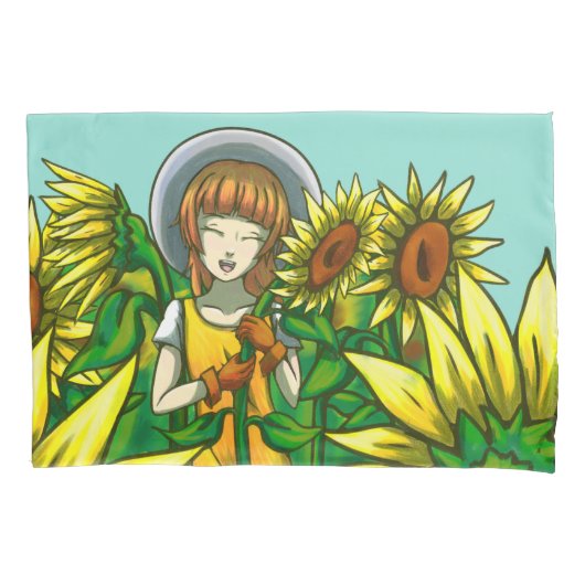 Zonnebloemen Kussensloop (Voorkant)