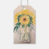 Zonnebloemen Labels Cadeaulabel (Voorkant)