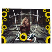 Zonnebloemen LandgraduPartij Groot Cadeauzakje (Achterkant)