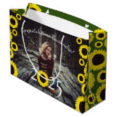 Zonnebloemen LandgraduPartij Groot Cadeauzakje (Achterkant Gekanteld)