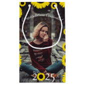 Zonnebloemen LandgraduPartij Klein Cadeauzakje (Achterkant)