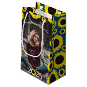 Zonnebloemen LandgraduPartij Klein Cadeauzakje (Achterkant Gekanteld)