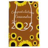 Zonnebloemen LandgraduPartij Medium Cadeauzakje (Voorkant)