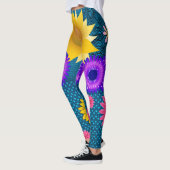 zonnebloemen - lange leggings tiener (Links)