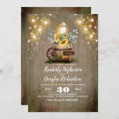 Zonnebloemen Lantaarn Rustiek Bloemen Herfst Bruil Kaart (Voorkant / Achterkant)