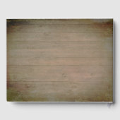 Zonnebloemen Lantaarn Rustiek Country Fall Bruilof Gastenboek (Achterkant)