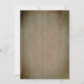 Zonnebloemen Lantern rustieke Herfst verlovingsfee Kaart (Achterkant)