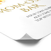 Zonnebloemen & Lavander Douche Momosa Bar Sign Poster (Hoek)