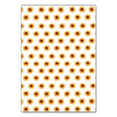 Zonnebloemen & Lavander rustieke bruiloft plaats k Kaart (Achterkant)