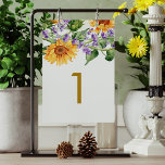 Zonnebloemen & Lavander Tabel 1 Trouwtafel Nummer Kaart<br><div class="desc">*** Voer H055 in de zoekopdracht voor de winkel in om alle overeenkomende items te vinden *** Of bezoek onze Rustic Sunflower and Lavander Collectie. *** Dit hoogwaardige ontwerp is eenvoudig aan te passen aan uw trouwkleuren, stijlen en thema. Klik voor verdere aanpassingen op de link Bewerken met de ontwerptool...</div>