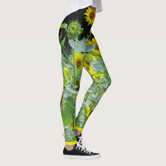 Zonnebloemen Leggings (Rechts)
