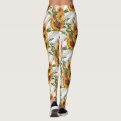 Zonnebloemen Leggings (Achterkant)