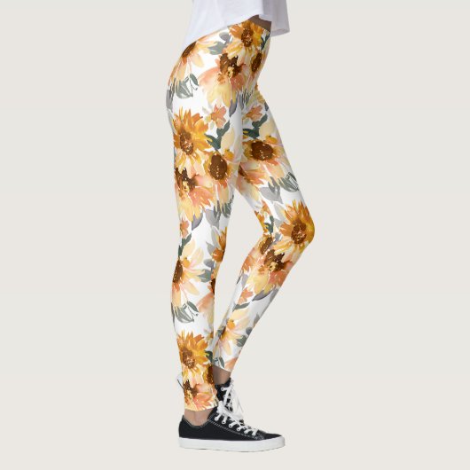 Zonnebloemen Leggings (Rechts)