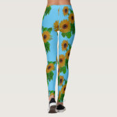 zonnebloemen leggings (Achterkant)