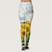Zonnebloemen Leggings (Achterkant)