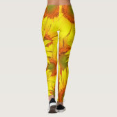 Zonnebloemen Leggings (Achterkant)