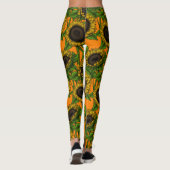 Zonnebloemen Leggings (Achterkant)