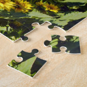 Zonnebloemen Legpuzzel (Zijkant)