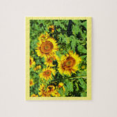 Zonnebloemen Legpuzzel (Verticaal)