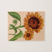 zonnebloemen legpuzzel (Horizontaal)