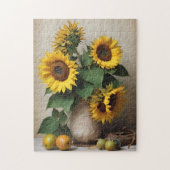Zonnebloemen Legpuzzel (Verticaal)