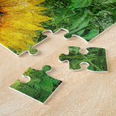 Zonnebloemen Legpuzzel (Zijkant)