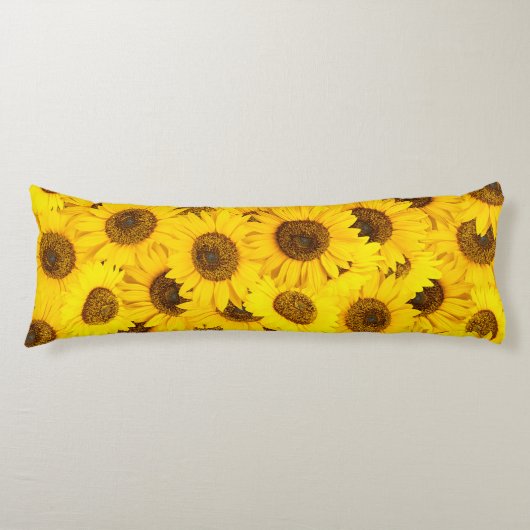 Zonnebloemen Lichaamskussen (Voorkant)