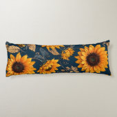 Zonnebloemen Lichaamskussen (Achterkant)