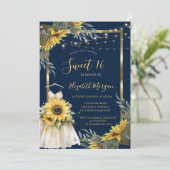 Zonnebloemen, Lichten, Jurk Hout Textuur Zoet 16 Kaart (Staand voorkant)