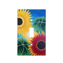 "Zonnebloemen" Lichtschakelaar Hoesje