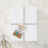 Zonnebloemen Little Pumpkin Geslacht Reveal Dank u Cadeaulabel (Met Touw)